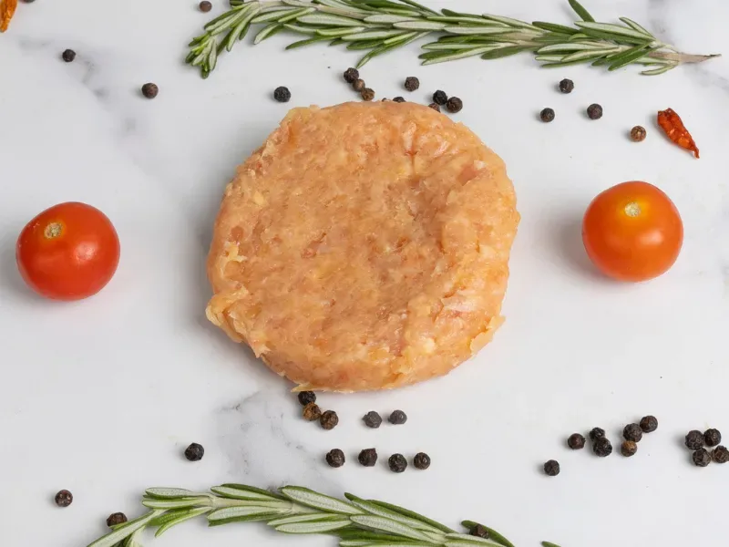 Burger de pollo sabor ajo y perejil
