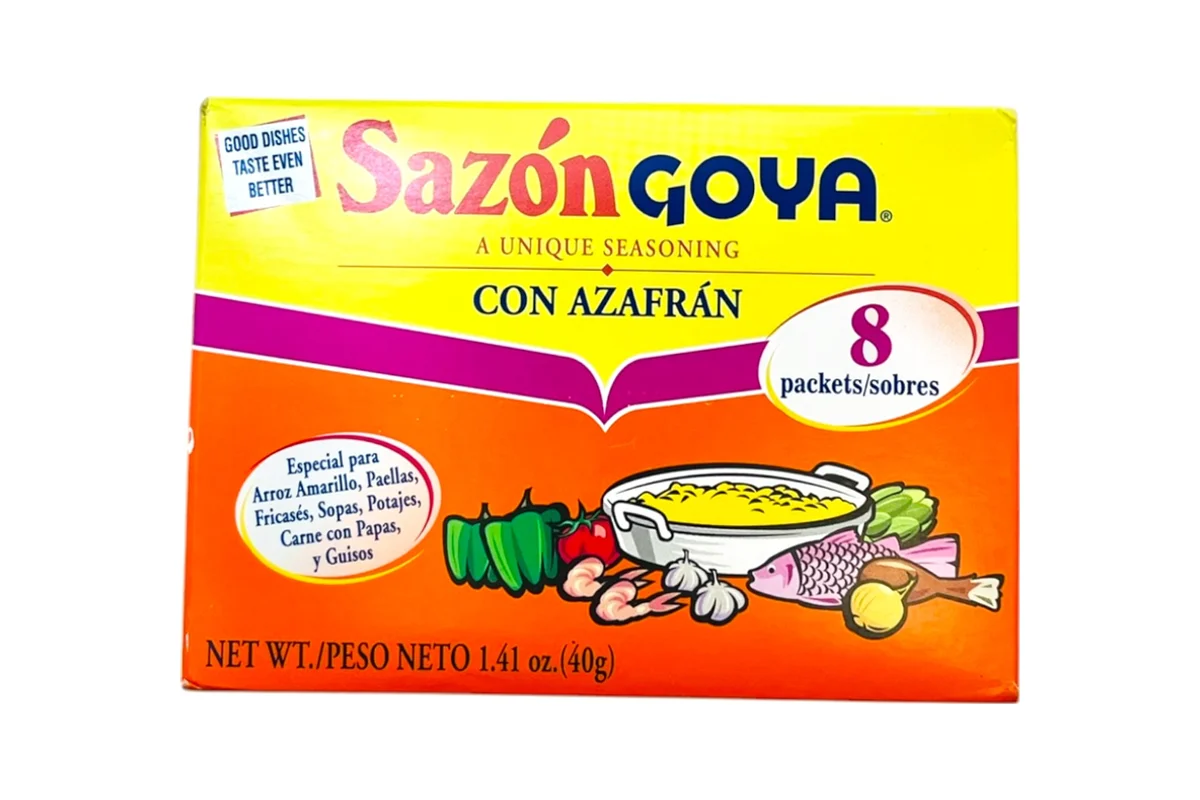 Sazón Goya Con Azafrán x8 sobres